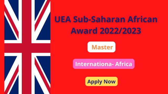 UEA Sub-Saharan African Award 2022/2023