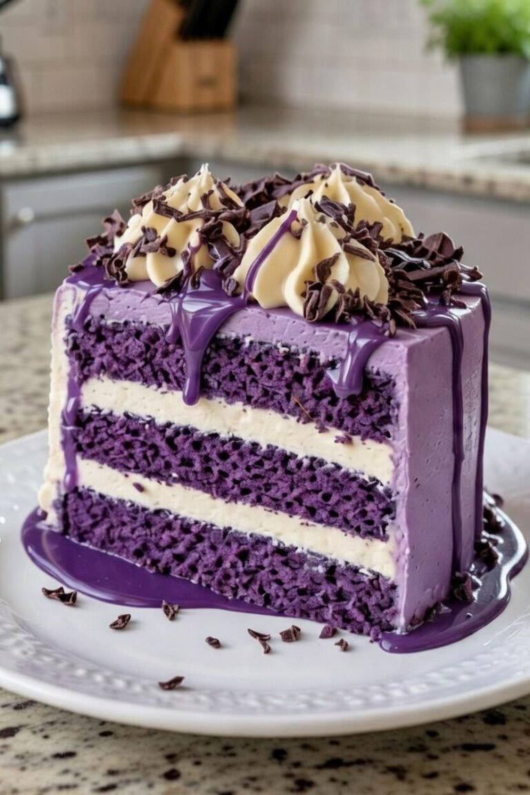 Purple Velvet Layer Cake 💜🍰